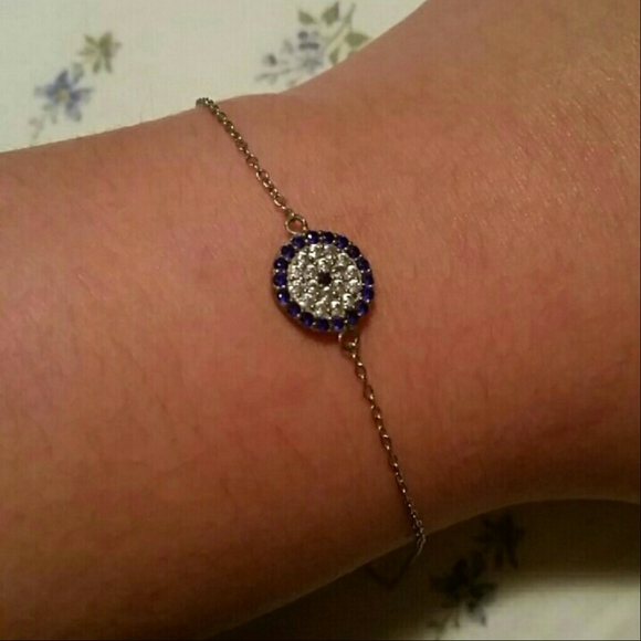 💕Made in Israel Evil Eye 925 CZ Bracelet💕 - Picture 5 of 5